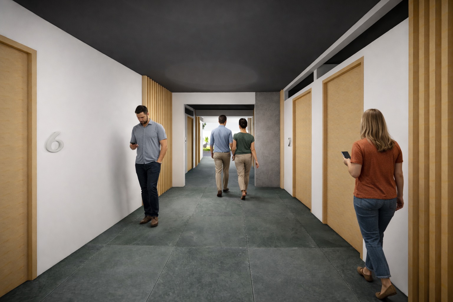Oficinas privadas para 6